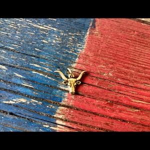 James Avery Longhorn Charm Sterling Silver